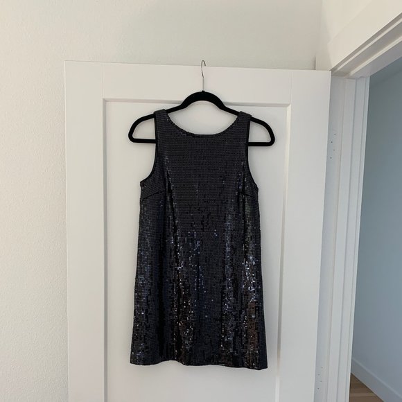 Free People Black Sequin Cocktail Dress - Picture 2 of 13